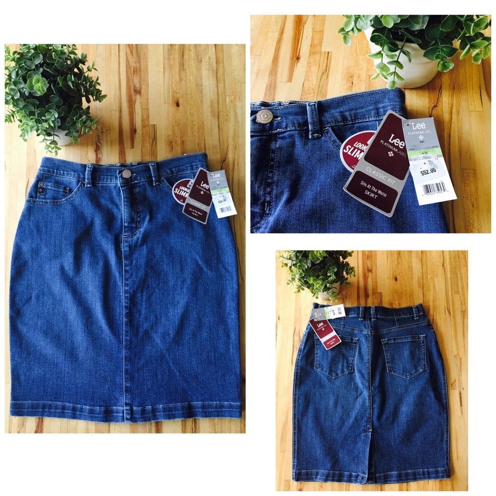 ⚡️SALE⚡️Lee Platinum Label Denim Slimming Skirt!