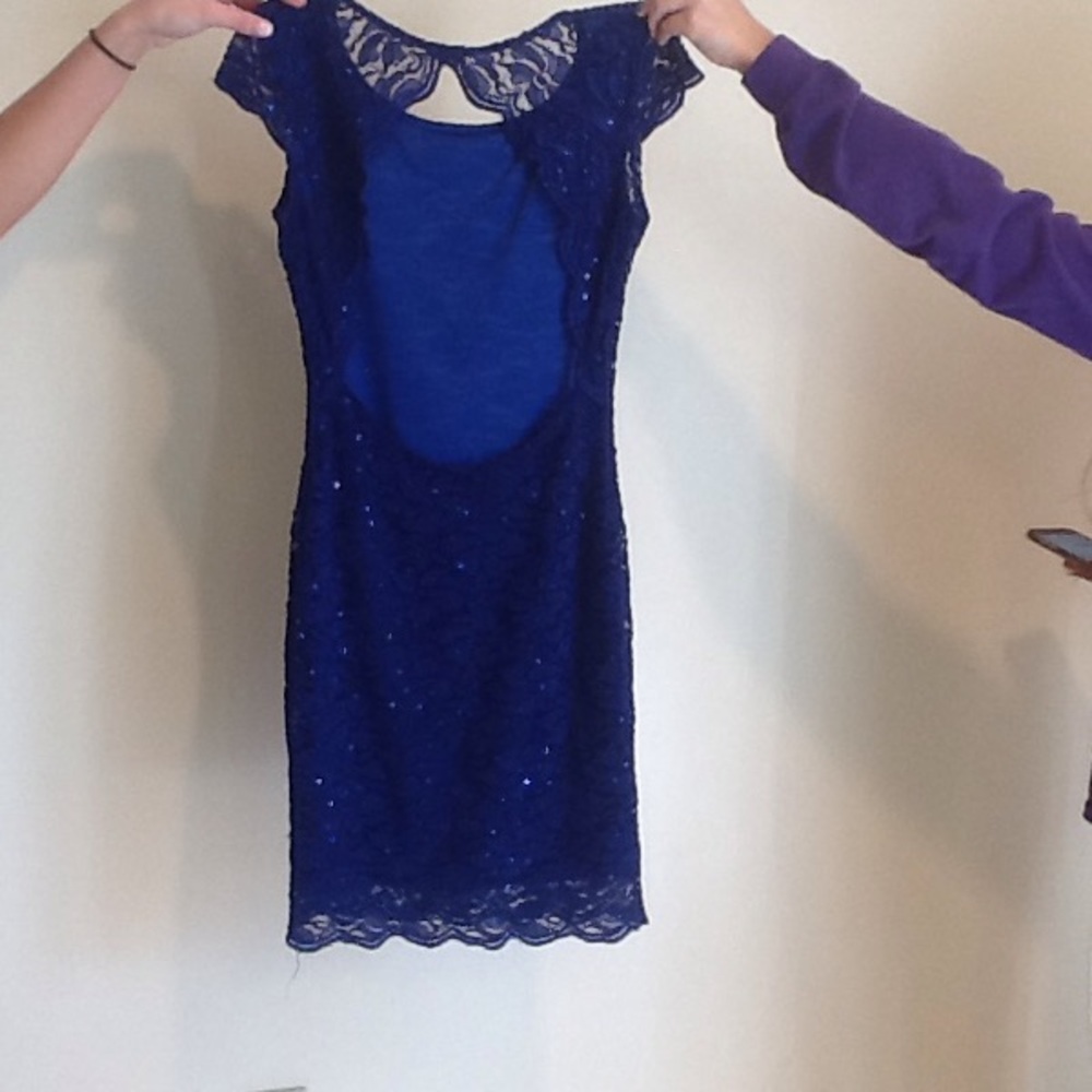 Sequins lace homecoming dress