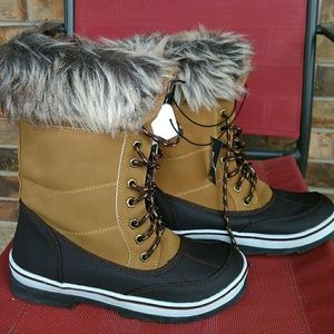 Fur boots