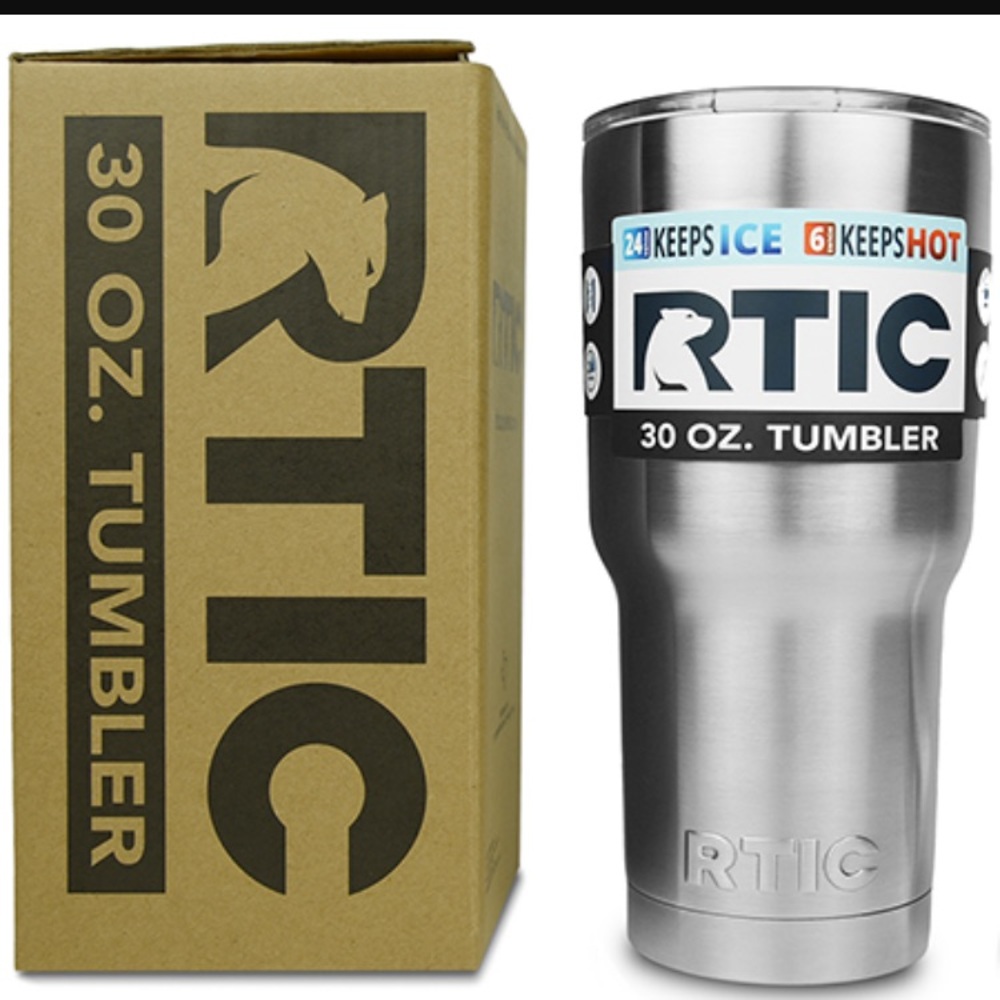 Giraffe custom wrapped 30oz Rtic. - Picture 2 of 4