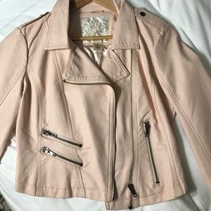 FAUX LEATHER JACKET
