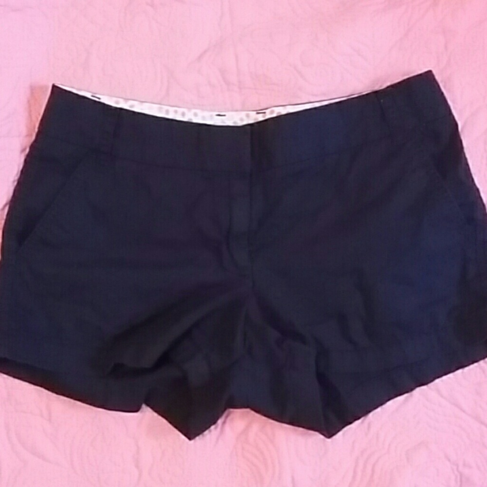 Navy J Crew Chino shorts