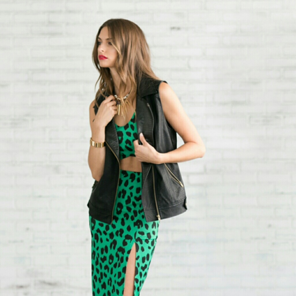 Lush Leopard Bustier