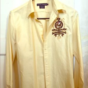 Butter Yellow Ralph Lauren Button Down