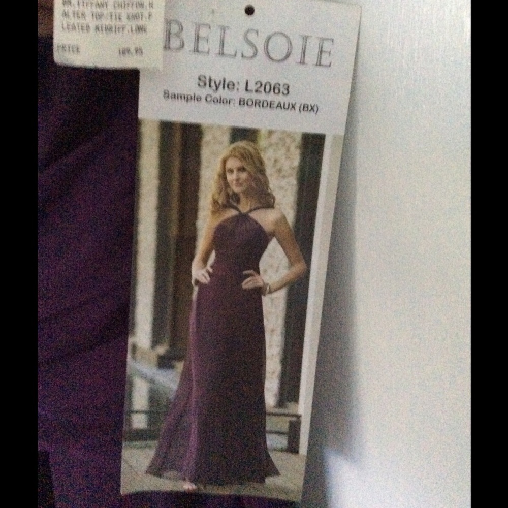 Halter Bridesmaids Dress - Picture 3 of 3
