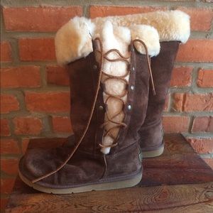 Ugg lace-up boots