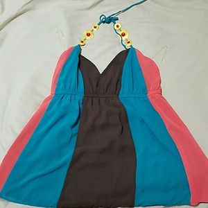 Bisou Bisou halter top Medium