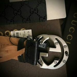 Mens Gucci Belt sz 31 Black