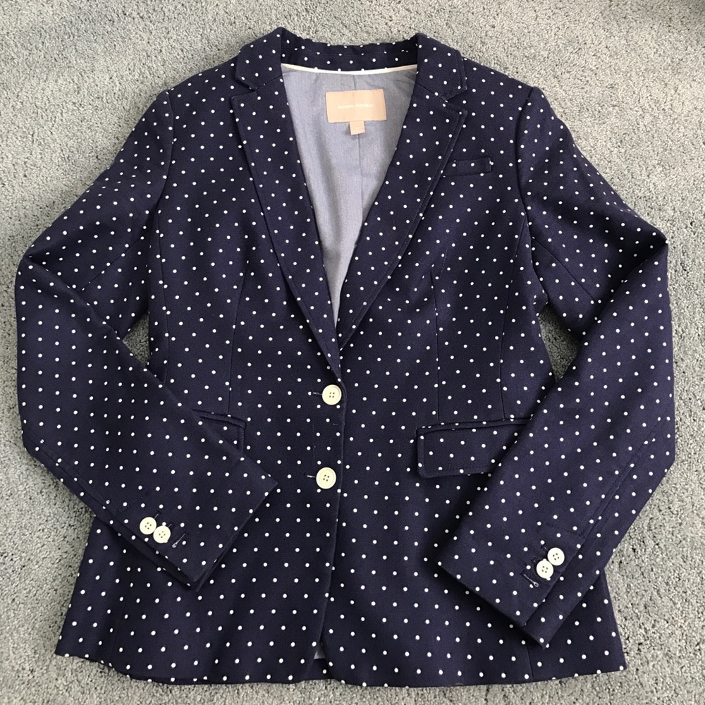 Banana Republic Polka Dot Blazer