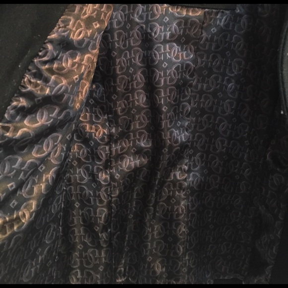 GUESS Double-Breasted Wool Button-Up Peacoat - Picture 5 of 6