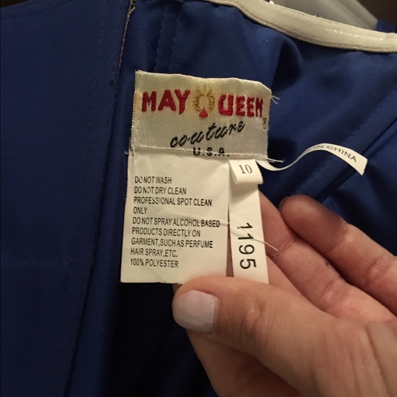 BLUE STRAPLESS PROM DRESS😍😍 - Picture 4 of 4