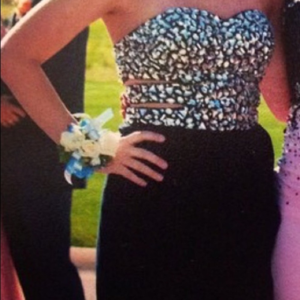 PROM DRESS! Navy blue!