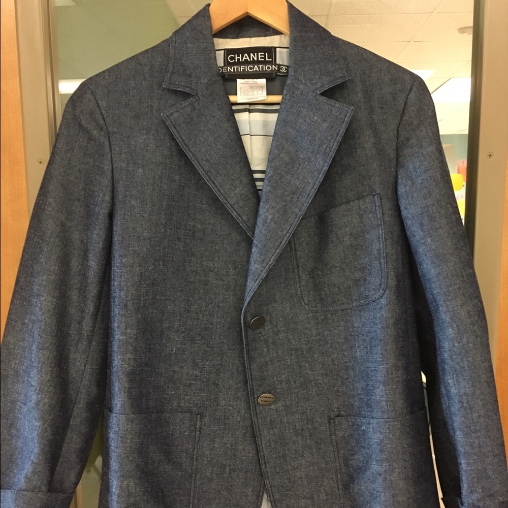 Navy Authentic Chanel Blazer