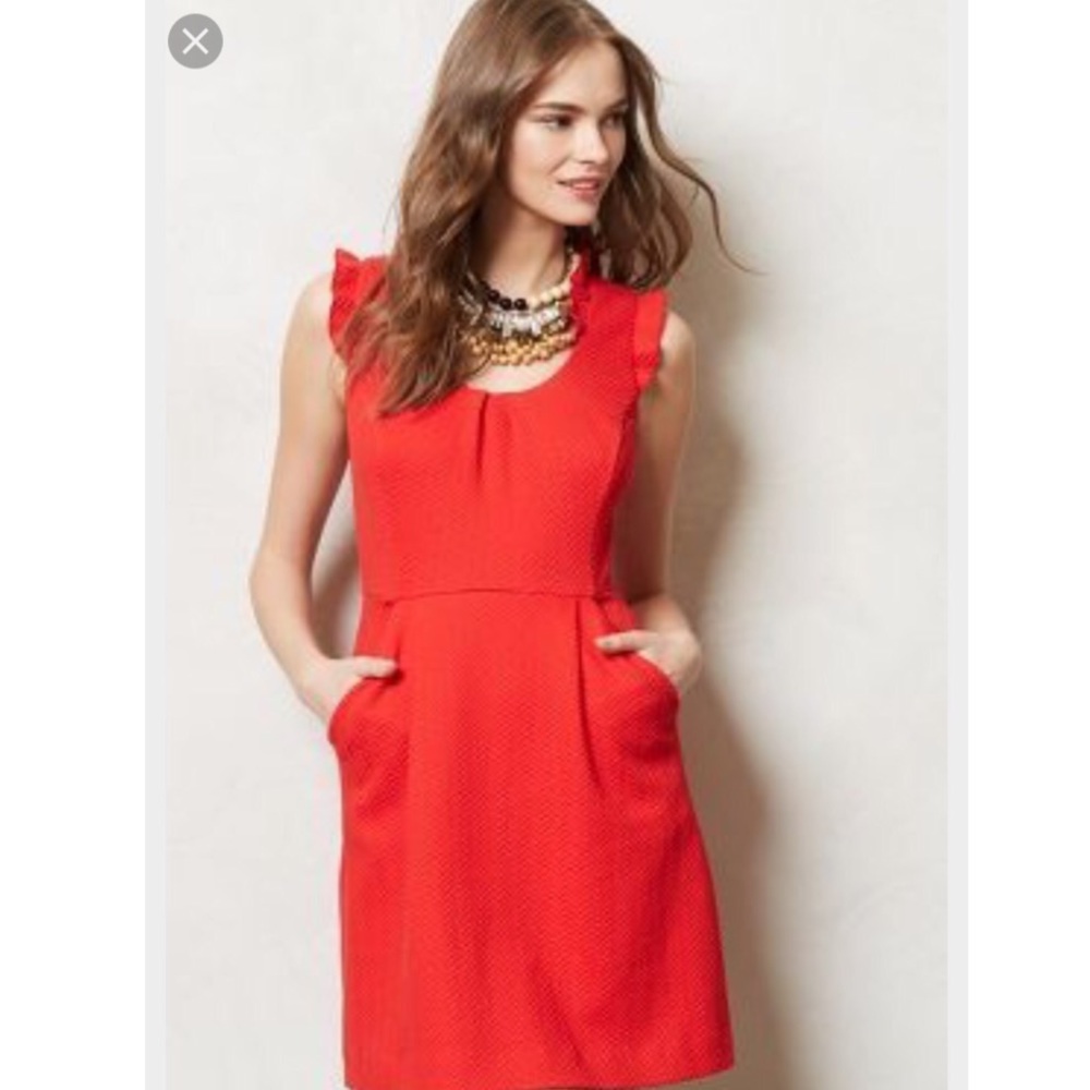 Anthropologie Tabitha Cheri Dress Size 8 Petite