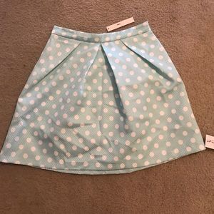 Red Dress boutique fit and flair skirt