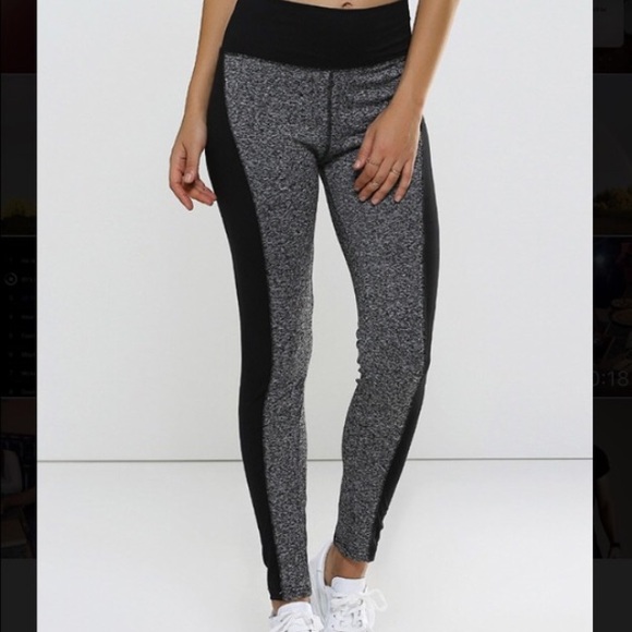 Grey/Black Yoga Pants - Picture 2 of 2