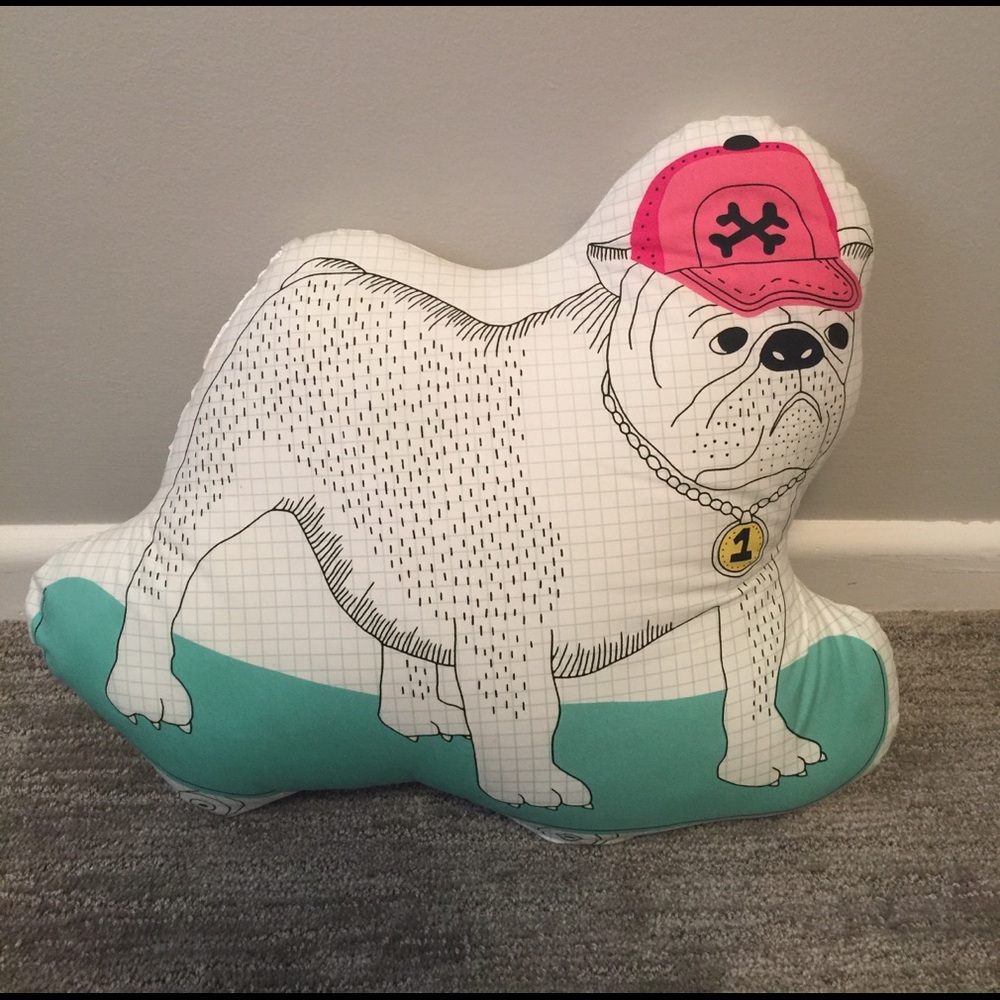 1 Bulldog pillow