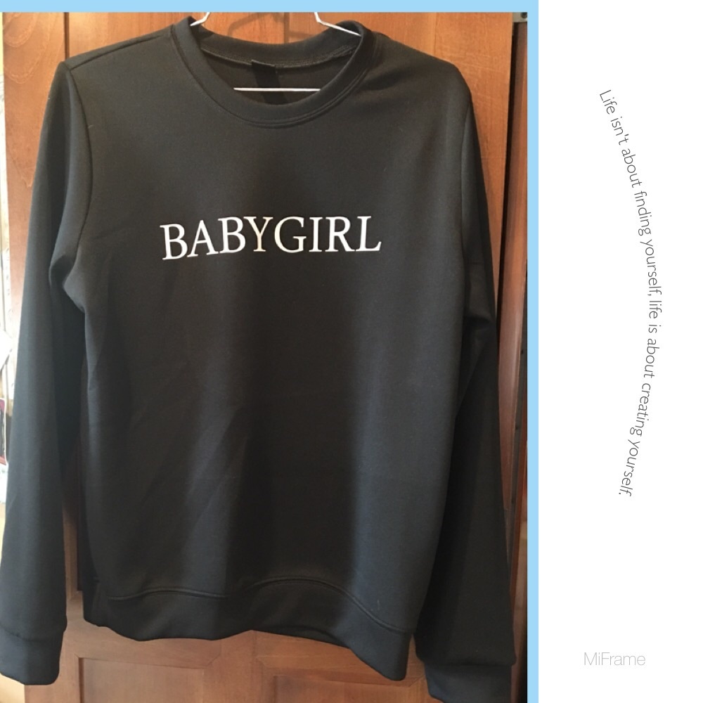 SOLD❌🛑black Baby Girl Lightweight Sweatshirt