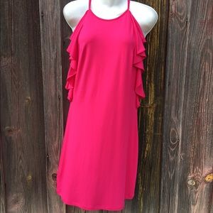 Ann Taylor spaghetti strap pink dress!