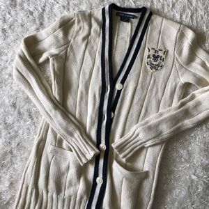 NWOT RALPH LAUREN preppy knit cardigan