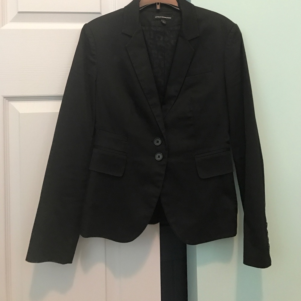 Express Black Cotton Jacket