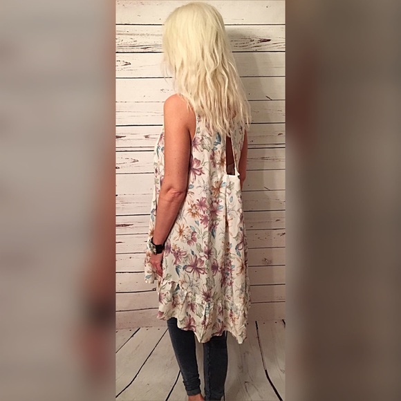 Stunning hi lo floral tank dress - Picture 2 of 2