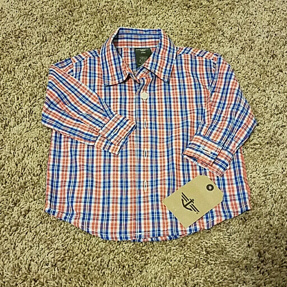 NWT Infant Dockers Button Down Shirt