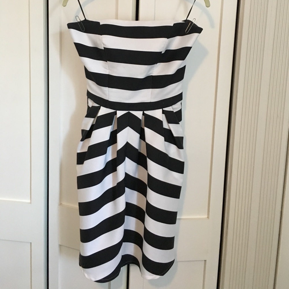 Custom made strapless dress