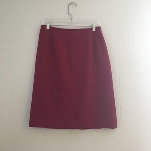 ✨SALE✨100% Pure Wool (Lined) Fuchsia Skirt