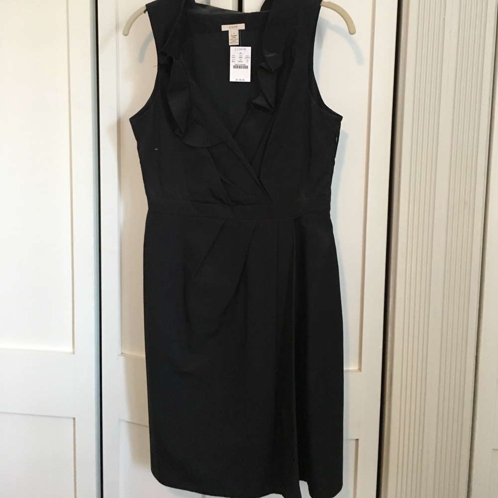 J Crew ruffled wrap dress