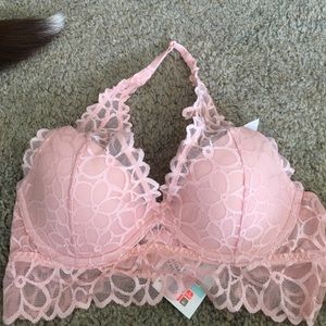 NWT pink halter bralette!!!