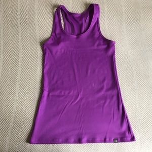 Purple UA Heat Gear Tank