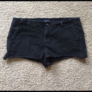 American Eagle black shortie shorts