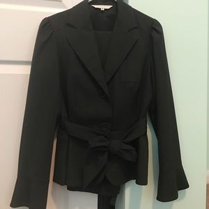 Trina Turk Charcoal Pantsuit