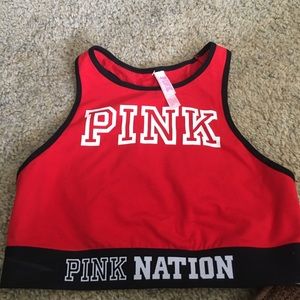 NWOT pink high neck bralette!