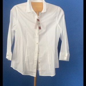 Talbots New White Blouse Talbots New White Blouse