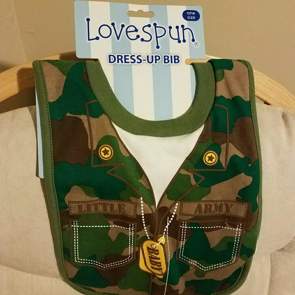 Army Dress-Up Bib