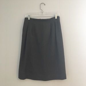 ✨SALE✨ Lord & Taylor 100% Wool Grey Pencil Skirt