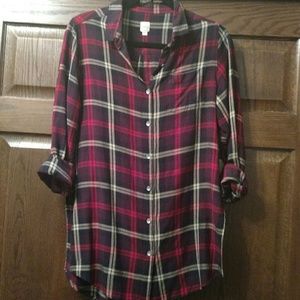 Plaid Tunic