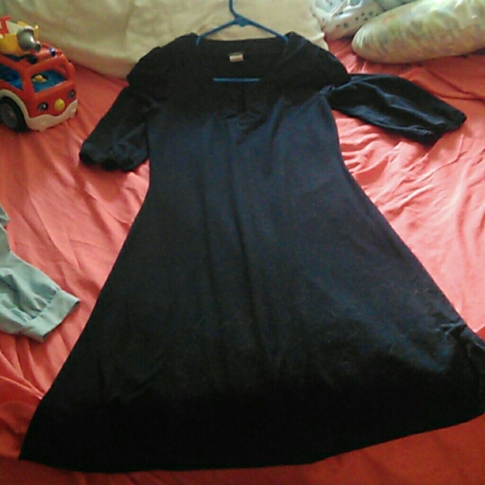 Dark blue vanity dress