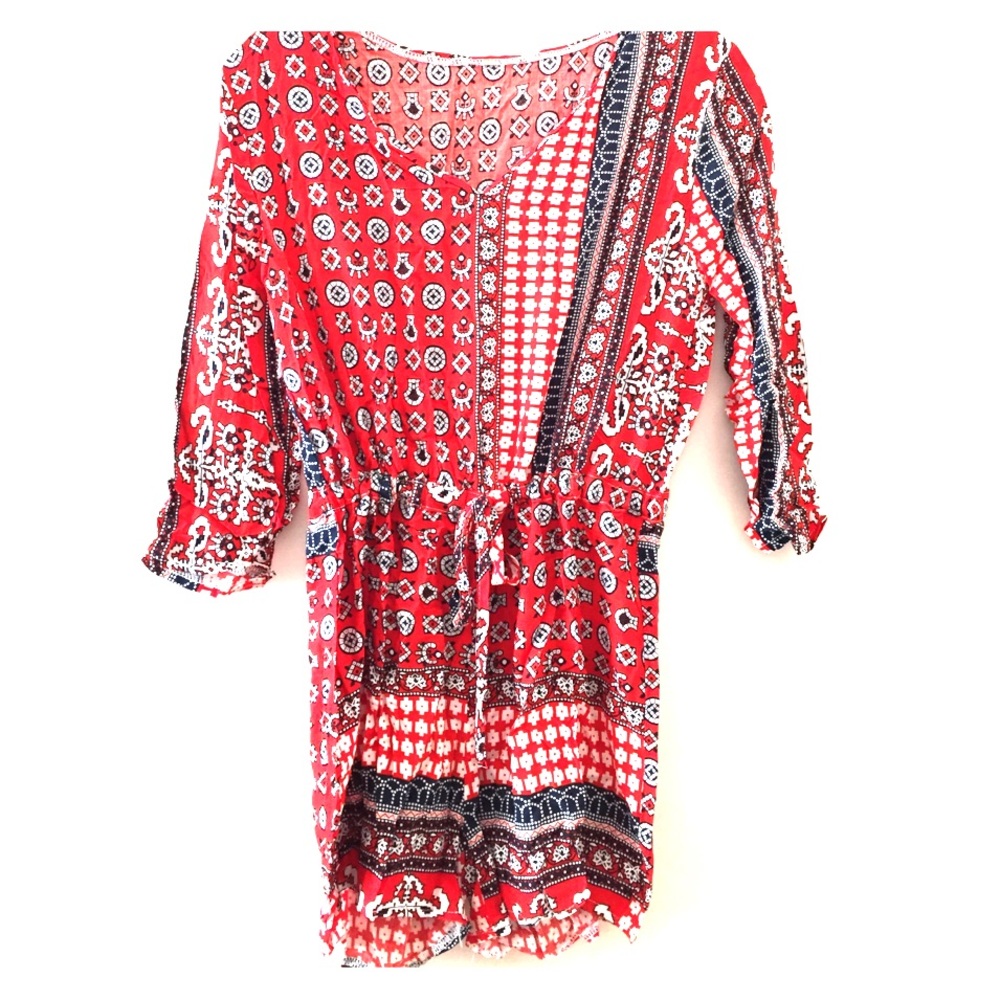 Red White & Blue Romper 🇺🇸