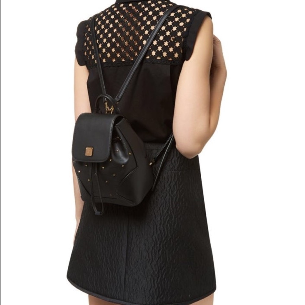 ****SOLD***NWT MCM Claudia Studded XMini Backpack