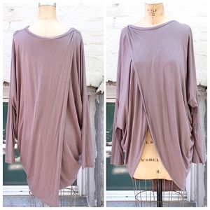 🆕tan oversize wrap over Tunic top