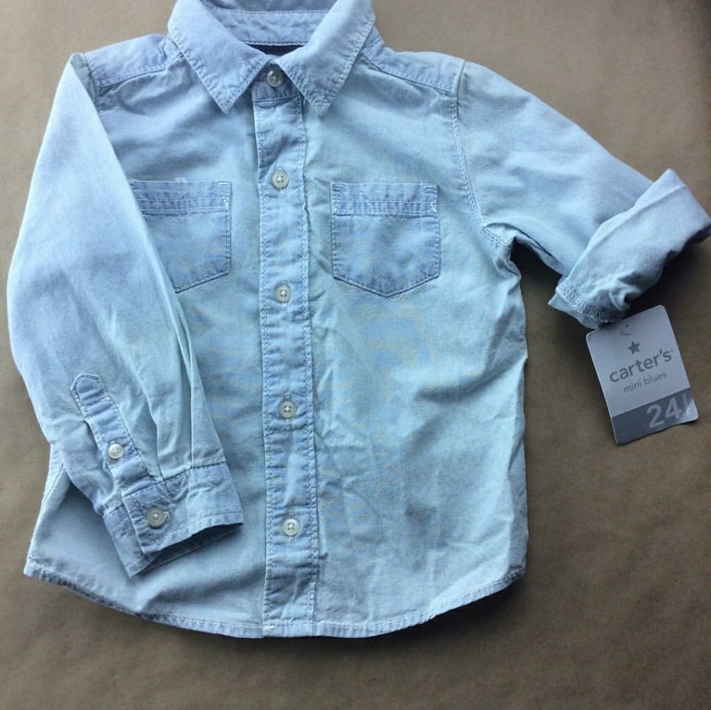 Carter's Denim Button up Shirt
