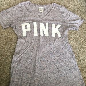 PINK V neck tshirt