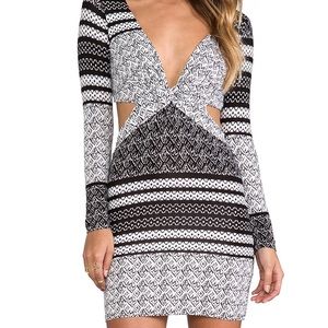 BLUE LIFE aztec print mini dress size XS