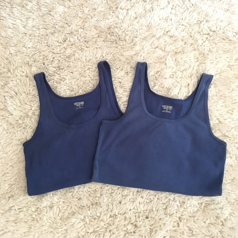 2 pack of Mossimo Supply Co Blue tank tops