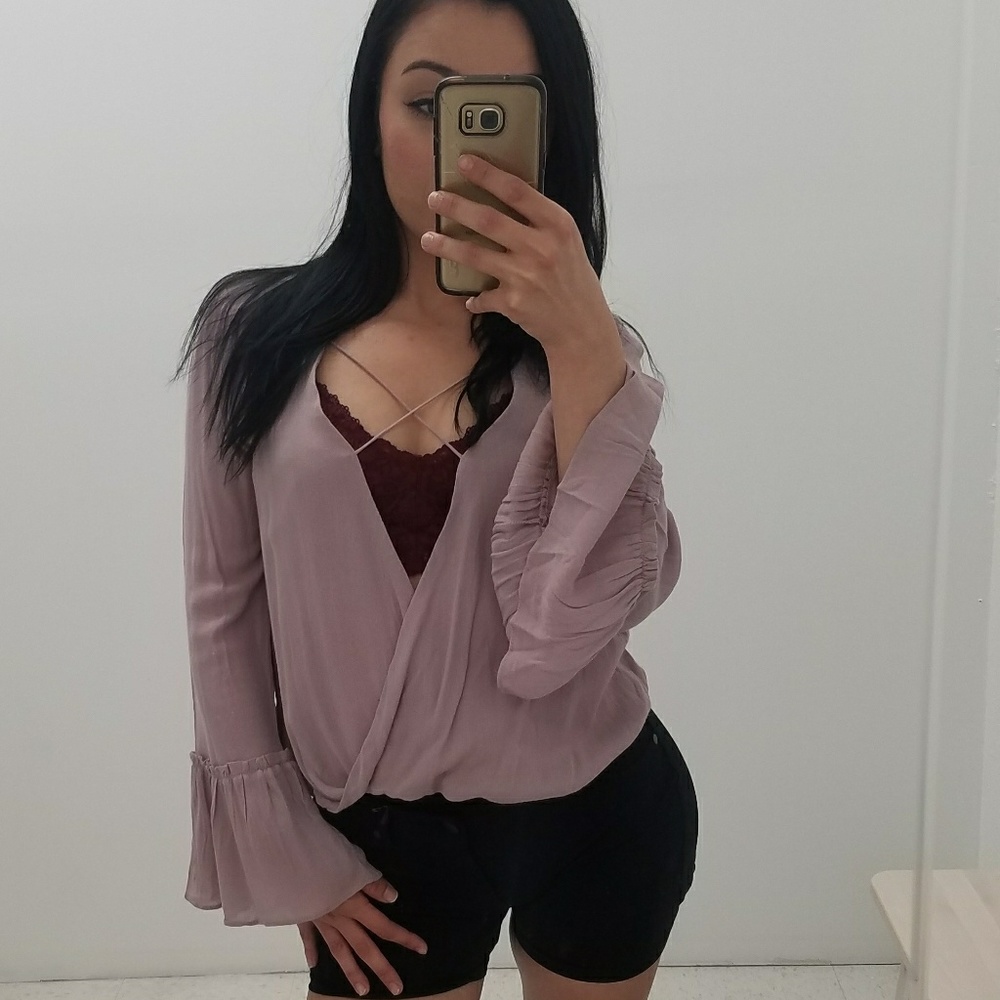 Cotton candy la blouse - muave