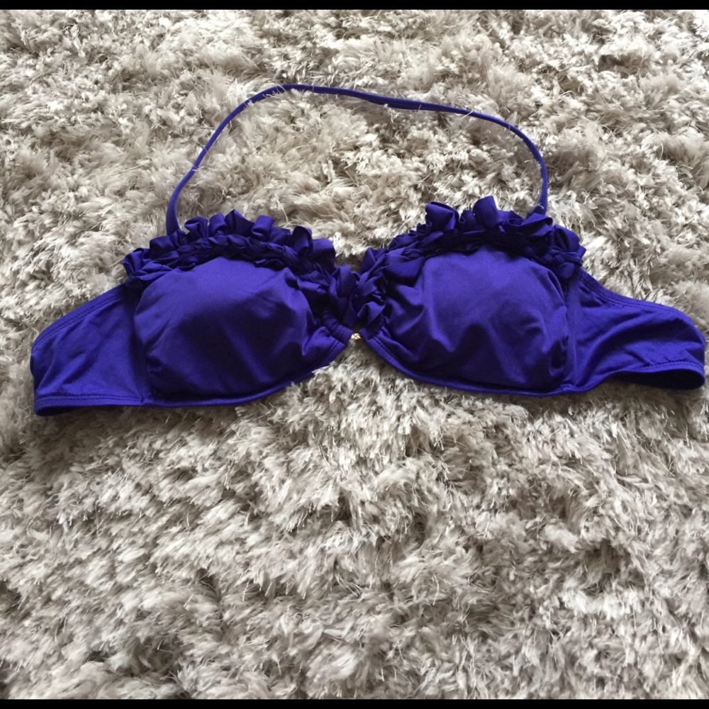 a.n.a Blue Bikini Top