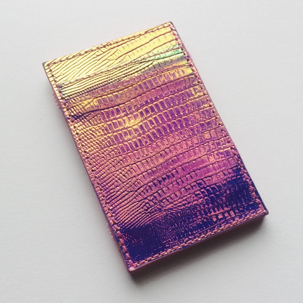 iridescent pink & purple magic wallet 💖